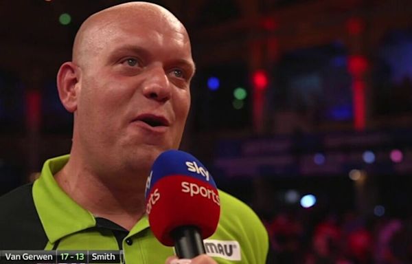 Michael van Gerwen threatens Luke Humphries immediately after reaching final