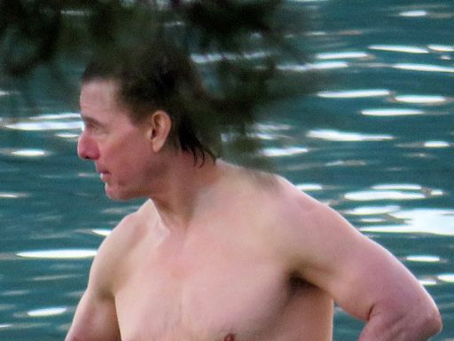 Tom Cruise Spotted Shirtless While Sailing in Mallorca With Director