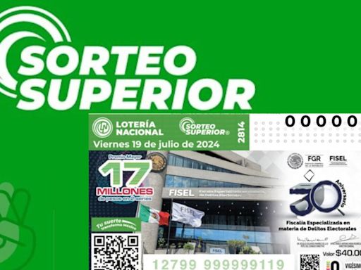 Resultados Sorteo Superior 2814: lista de ganadores y números premiados | 19 de julio 2024