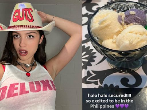 Olivia Rodrigo celebrates her 1st Philippines visit with halo-halo