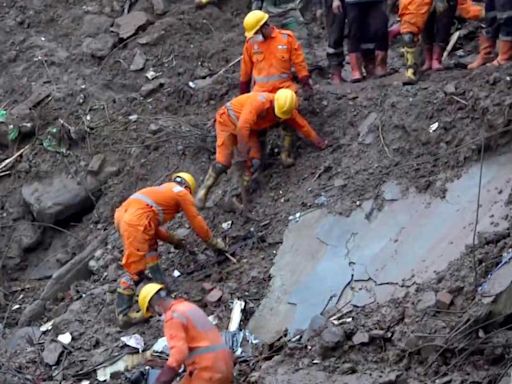 Three, including four-year-old girl, feared dead as rain-triggered landslide buries building in Mizoram