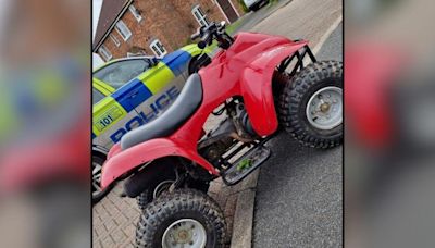 Driver and passenger ran away from police after quad bike spotted in Blackburn