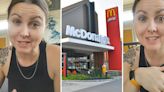 ‘I would take my sweet time’: McDonald’s customer refuses new bag charge. This is how they bring her food out instead