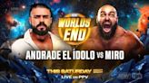 Andrade El Idolo vs. Miro Set For AEW Worlds End