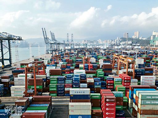 港上月出口增10.7% 逆差今年最大 進口增幅放緩至9% 遠勝預期