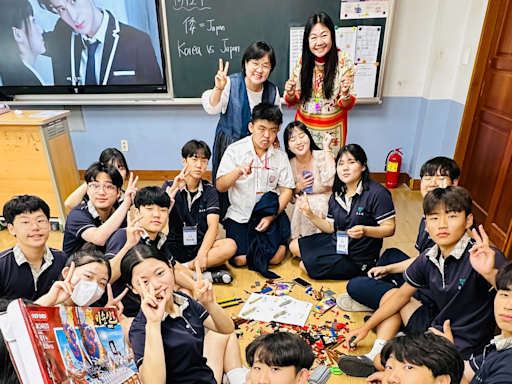 鳳西國中師生訪問南倉中學 體驗韓式課程