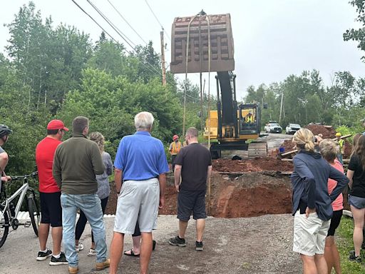 Several dozen homes cut off after road washout near Truro