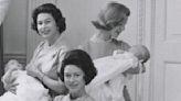 Queen Elizabeth and Princess Margaret as new mothers in unseen photos