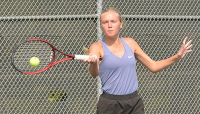 Watertown's girls tennis team honors its five seniors during home dual against Milbank