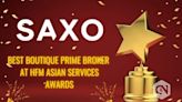 Saxo bags Best Boutique Prime Broker for the second year in a row