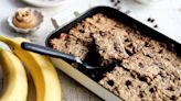 Peanut Butter And Roasted Banana Baked Oatmeal Recipe