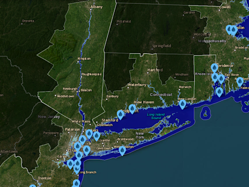 Connecticut map shows where state could be underwater from sea level rise