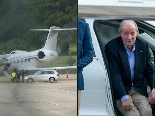 Juan Carlos I vuelve por primera vez a España tras dos años de exilio