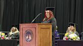 SUNY graduates 450. Find out why the student speaker said "college is full of weird kids."