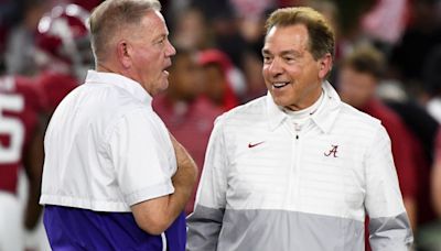 LSU's Brian Kelly reflects on Nick Saban's retirement at Alabama