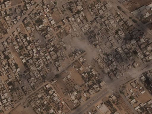 Israeli military operations in Rafah expand from airstrikes to ground operations, satellite images show