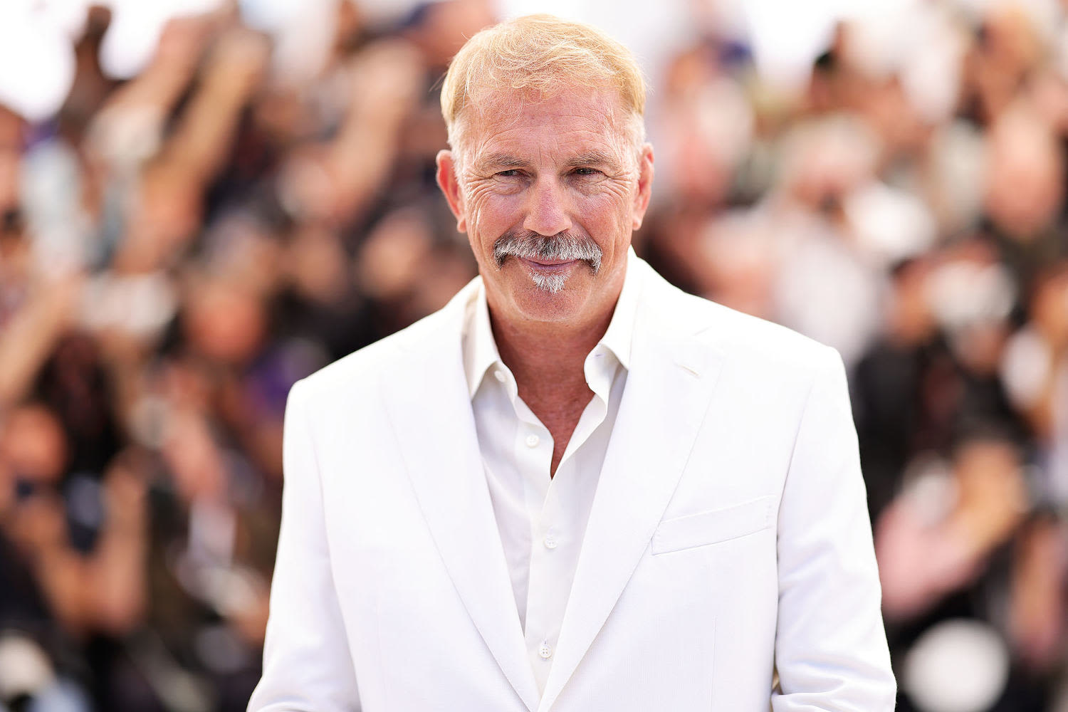 Kevin Costner poses with 5 of his kids in rare red carpet moment at Cannes Film Festival