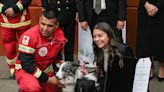 Reconocen en el Senado a perros que participaron en rescates en Turquía