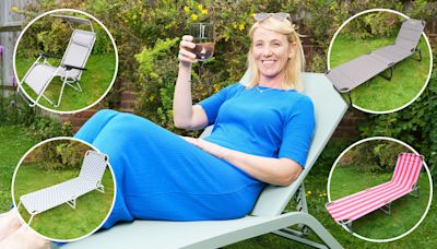 I tried out sun loungers for garden - the winner could be used for camping trips