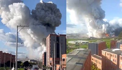 VIDEO: Impactante explosión en fábrica de pólvora en Colombia; un muerto y 29 heridos