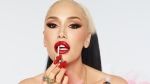 Gwen Stefani Teases New GXVE Makeup Campaign in Red Bikini Top With Matching Signature Lip Color and More Outfits