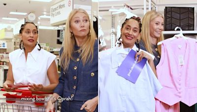 Watch Gwyneth Paltrow and Tracee Ellis Ross Shop at Target and Buy Matching Outfits: 'We Look Drunk'