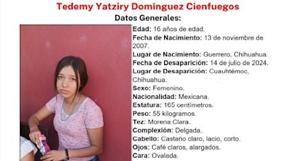 Desaparece adolescente de 16 años en Cuauhtémoc