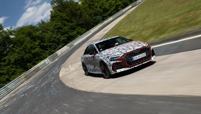 New Audi RS 3 sets lap record at the Nürburgring