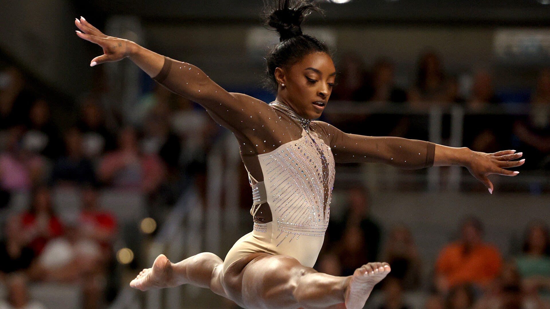 Simone Biles wins 9th U.S. all-around title, all five gold medals