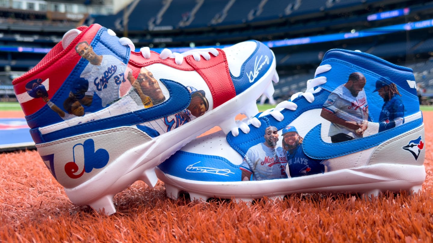 Toronto Blue Jays' Vladimir Guerrero Jr. Shows Off Custom Father's Day Cleats