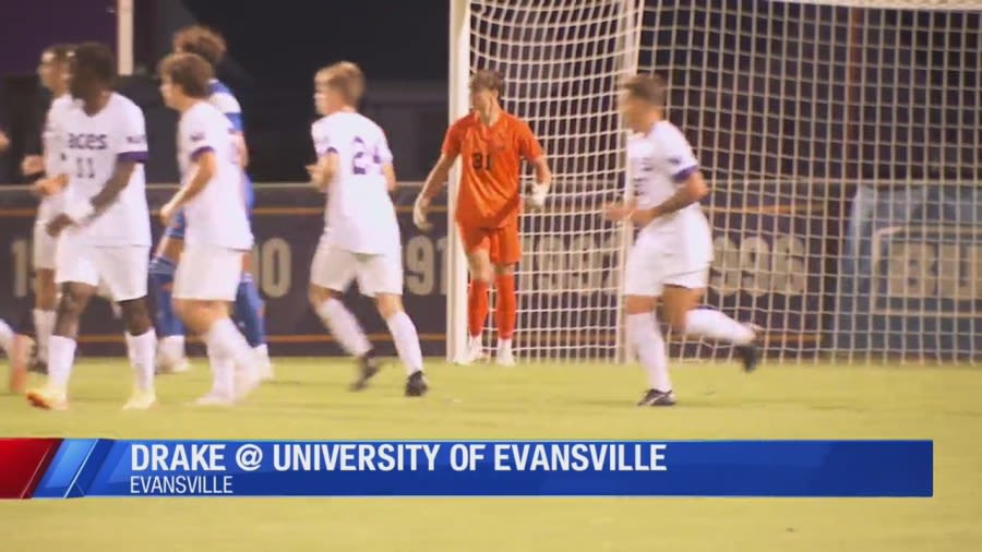 Evansville Men’s Soccer drops third straight in 2-1 loss to Drake