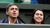 Ronnie O'Sullivan and lookalike daughter Lilly attend Wimbledon day 2