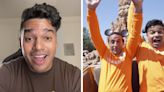 Influencer sorprende a obreros latinos en EE.UU. llevándolos a Disneyland