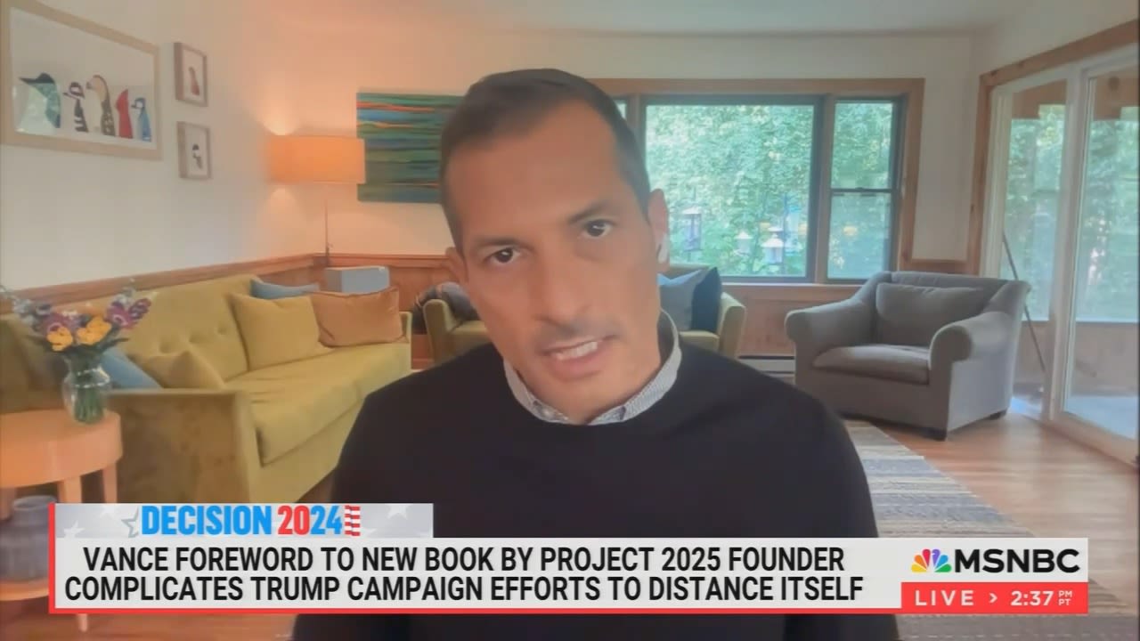 On MSNBC’s Deadline: White House, Angelo Carusone details the way Trump will use Project 2025 staff to fill his administration with extremists