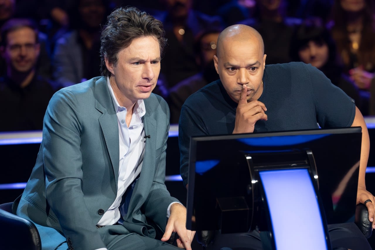 Zach Braff, Donald Faison star in new celebrity ‘Who Wants to Be a Millionaire?’ | Watch for free