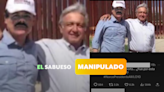 Esta foto de AMLO con ‘El Chapo’ no es real; está manipulada
