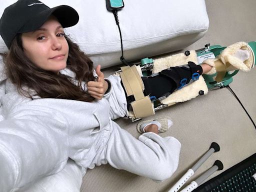 Nina Dobrev Recovering from Bike Accident: 'Eat. Sleep. CPM Machine. Physical Therapy. Repeat'