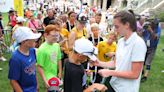 Iowa star Caitlin Clark plays golf at John Deere Classic Pro-Am, draws huge crowds