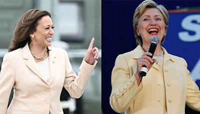 Kamala Harris' fashion must-have is from Hillary Clinton - and it's not the power suit