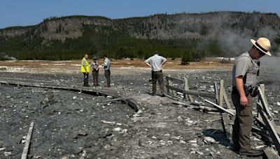 Yellowstone shuts down Biscuit Basin for summer after hydrothermal explosion damaged boardwalk
