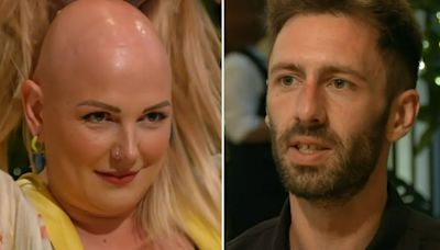 First Dates hopeful yanks wig off in C4 restaurant and reveals health battle