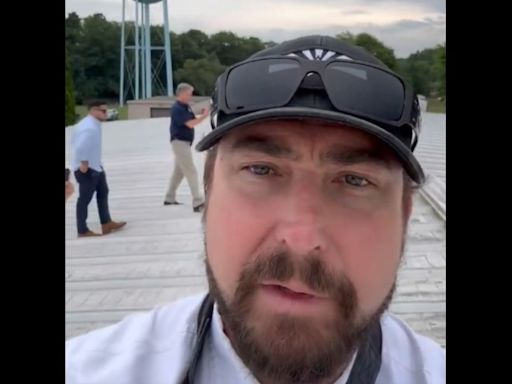 Rep. Eli Crane inspects roof from where Trump shooter opened fire, claims ‘many security measures were dropped’: Watch