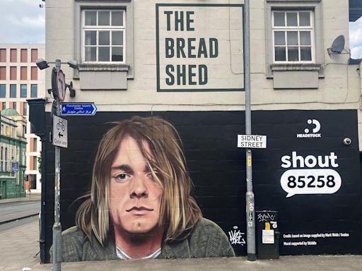 Mural marks anniversary of Kurt Cobain's death