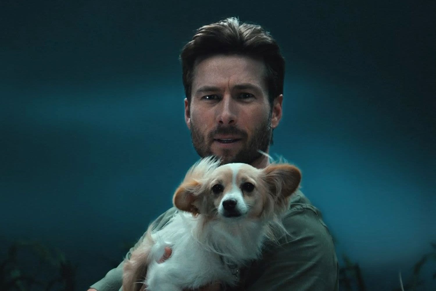 The sweet story behind 'Twisters' star Glen Powell's dog Brisket