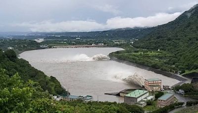 颱風凱米挹注全台水庫逾17.6億噸 石門水庫接近滿庫