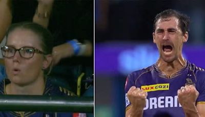 Mitchell Starc picks 3 wickets in 4 balls after wife Alyssa Healy disappointed in stands at first-ball six in MI vs KKR