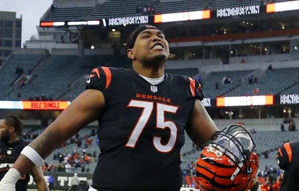 Pro Football Network predicts the Bengals starting O-Line and ranks it among other teams