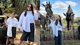 Deborah Secco se hospeda com a filha em famoso hotel das girafas, com diárias de até R$ 34 mil