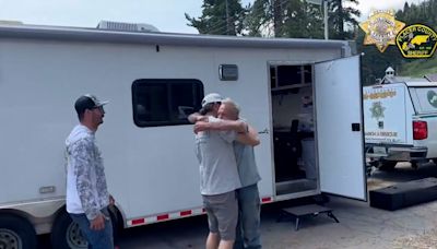 Watch this emotional family reunion after camper survives nearly a week lost in the wild