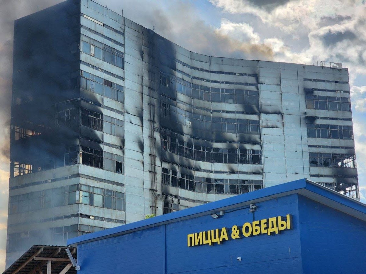 Ukraine-Russia war latest: Number killed and others feared trapped in fire at Russian former research centre